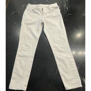 OLD NAVY bright white skinny jean 6